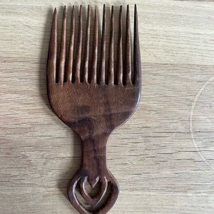 Hand-carved comb